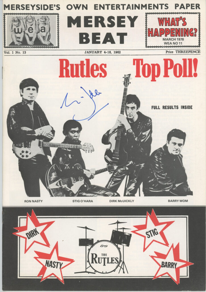 The Rutles concert poster