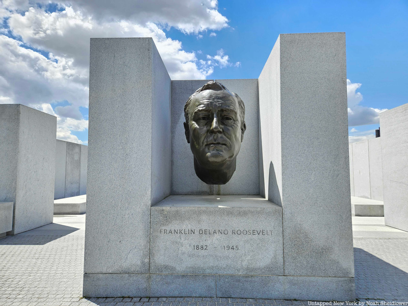 Roosevelt Bust at Four Freedoms Park
