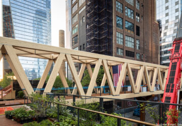 Moynihan Connector Timber Bridge at the High Line