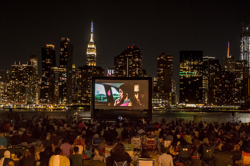 Hunter's Point Park South outdoor movie