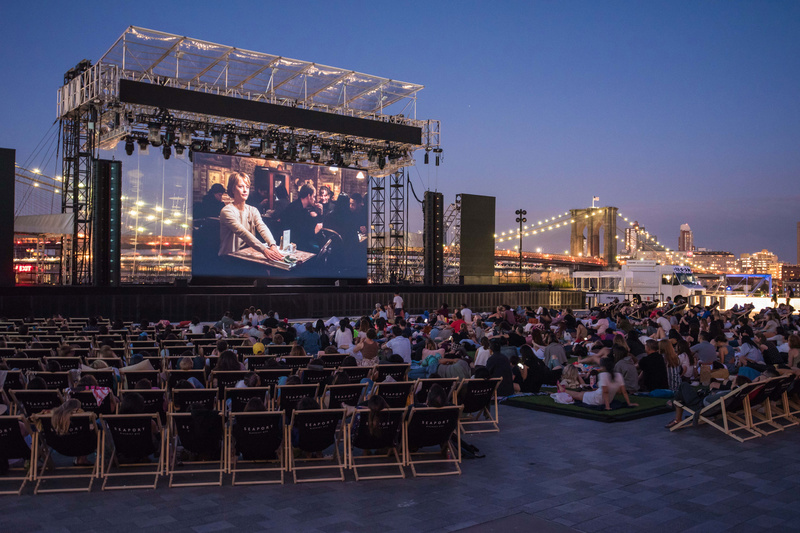 Seaport Cinema on the Rooftop at Pier 17