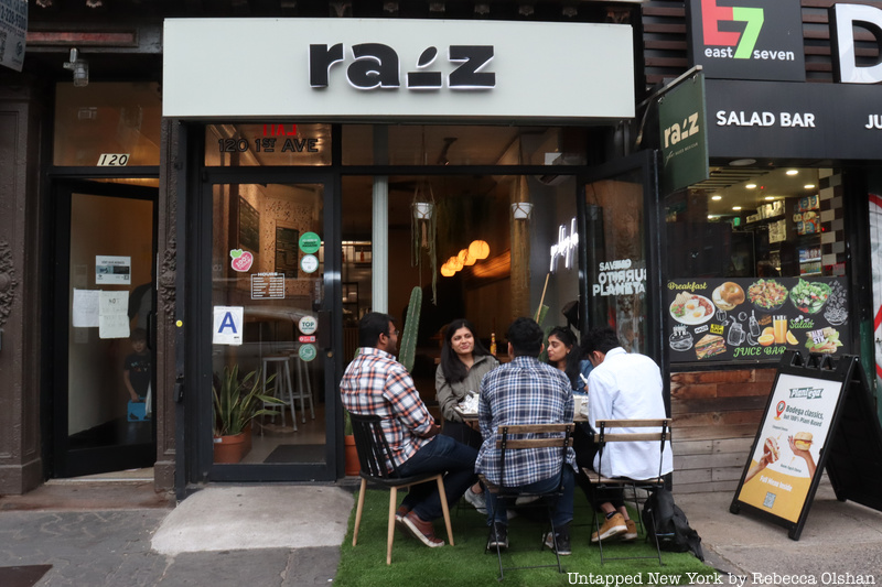 Raiz Modern Mexican vegan restaurant in East Village