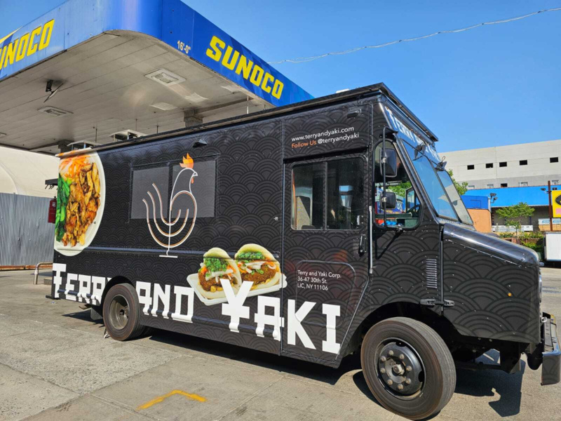 Terry and Yaki food truck in Queens