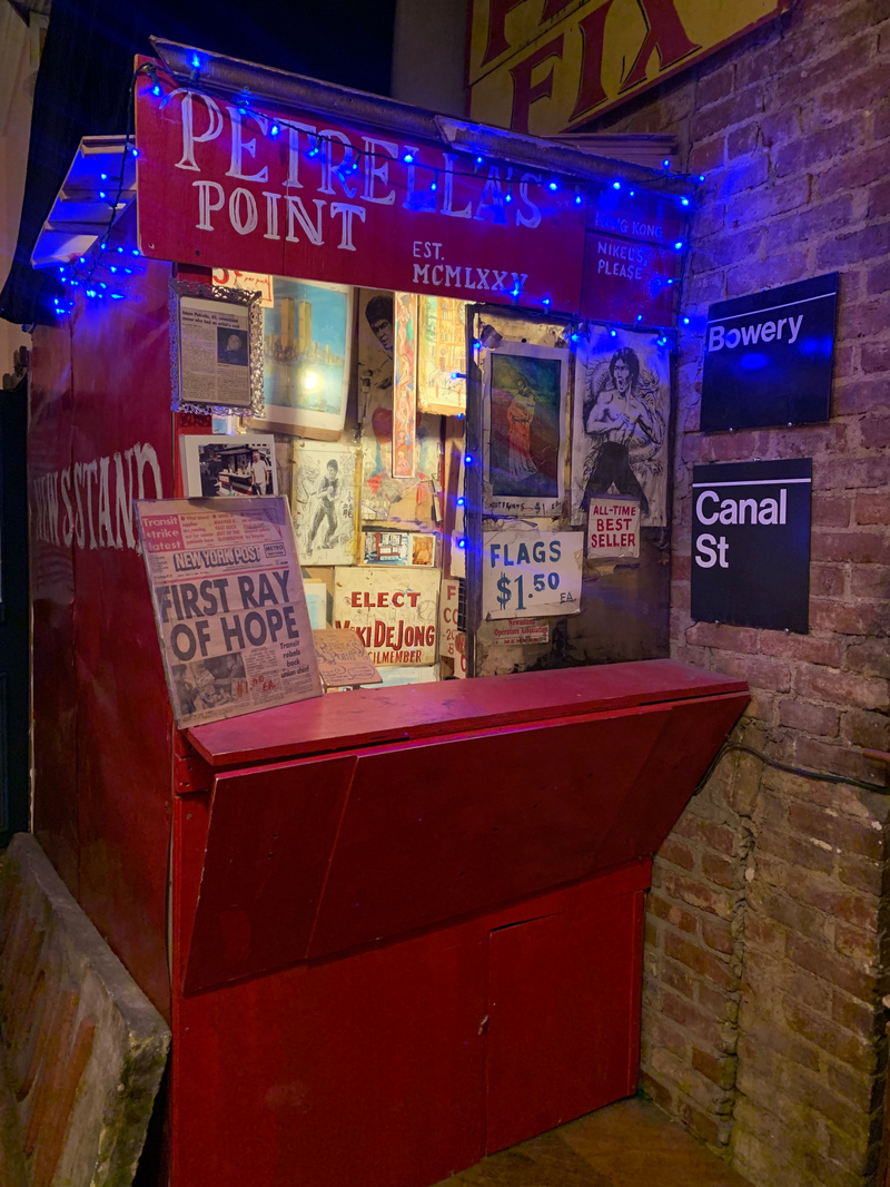 Inside the Petrella's Point NYC newsstand