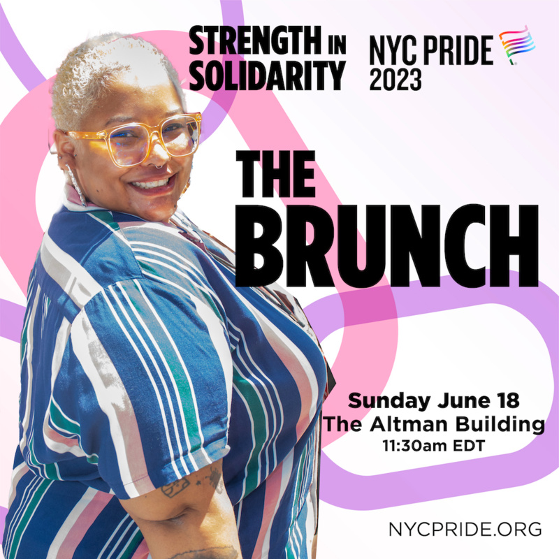 NYC Pride the Brunch promotional flyer