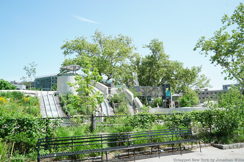 The Battery Playscape, one of the most eco-friendly sites in NYC