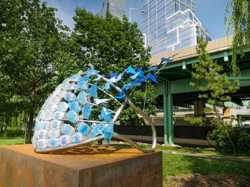 Sculpture at Riverside Park