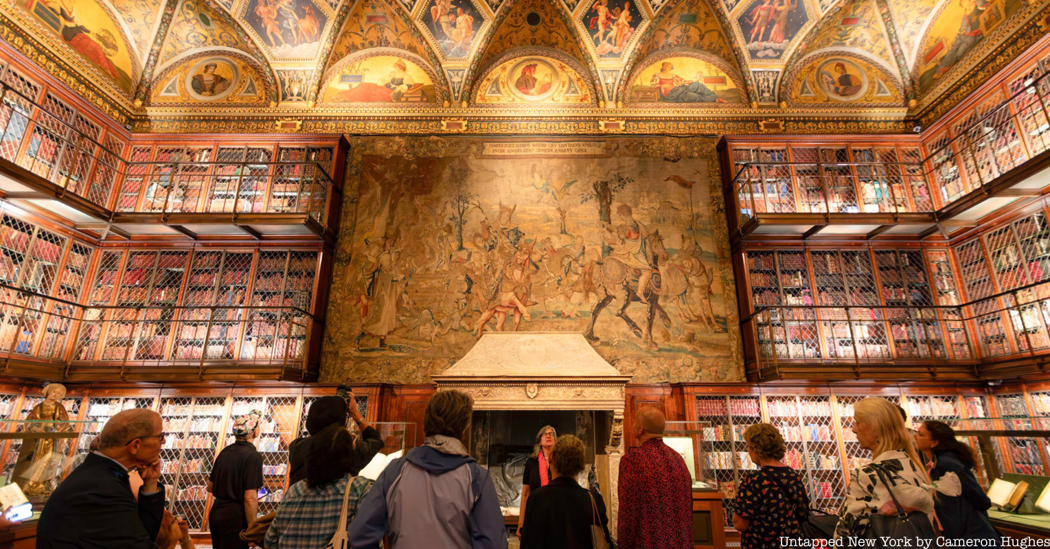 Untapped New York Insiders on a tour of the Morgan Library