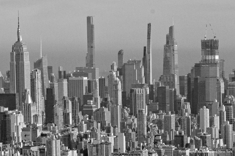 Midtown Manhattan as seen from above