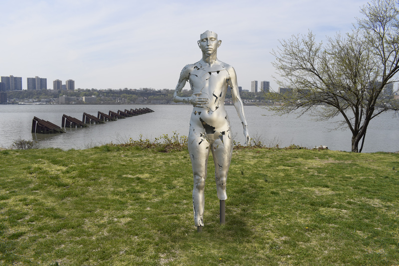 Sculpture at Riverside Park