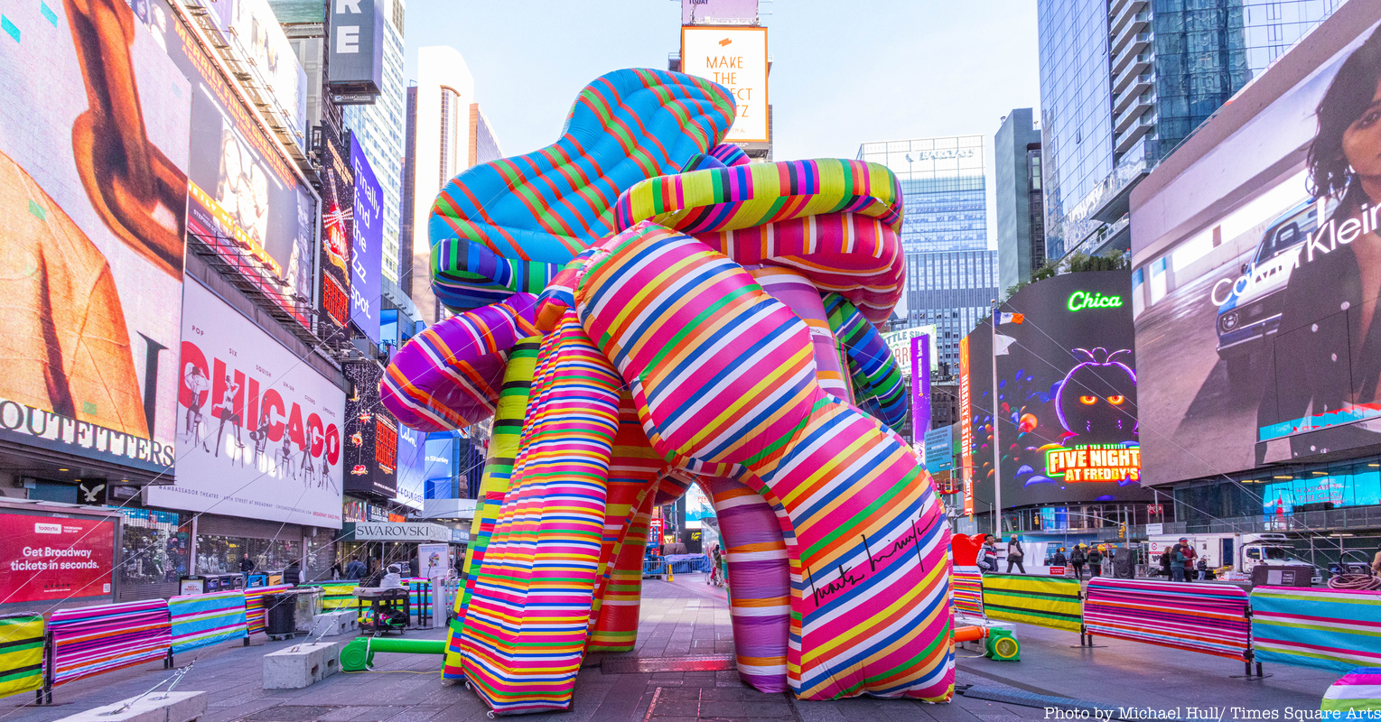 Sculpture of Dreams in Times Square by Marta Minujín