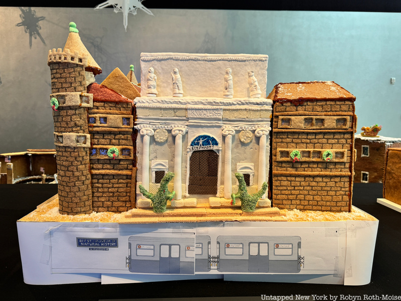 Amrican Museum of Natural History at the Gingerbread NYC exhibit