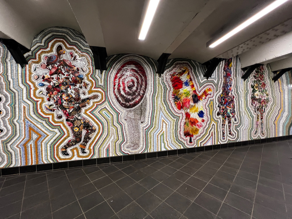 Nick Cave subway mural