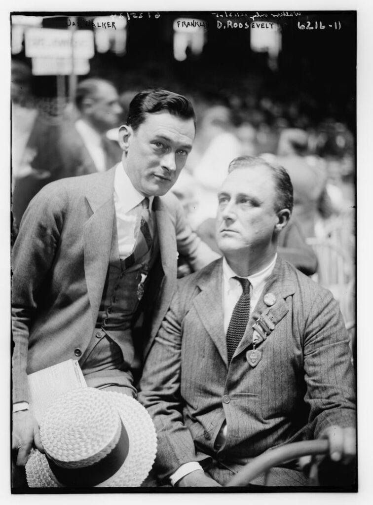 New York City Mayor Jimmy Walker, and Franklin D. Roosevelt. Photo from Library of Congress.