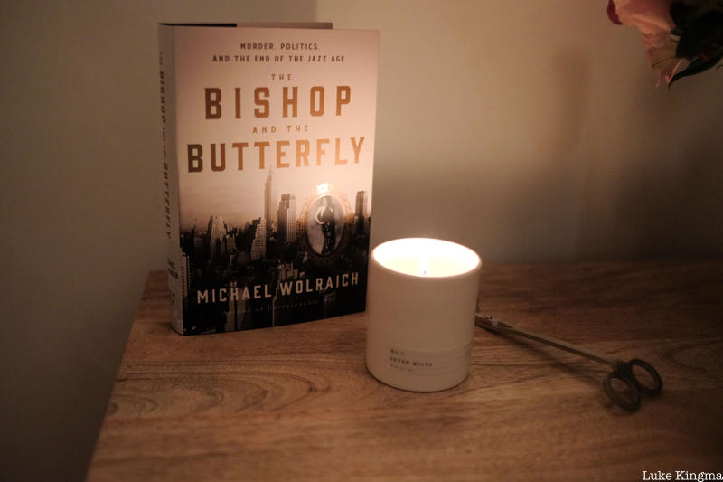 Aerangis candles at The Lit Salon with Bishop and the Butterfly book in background