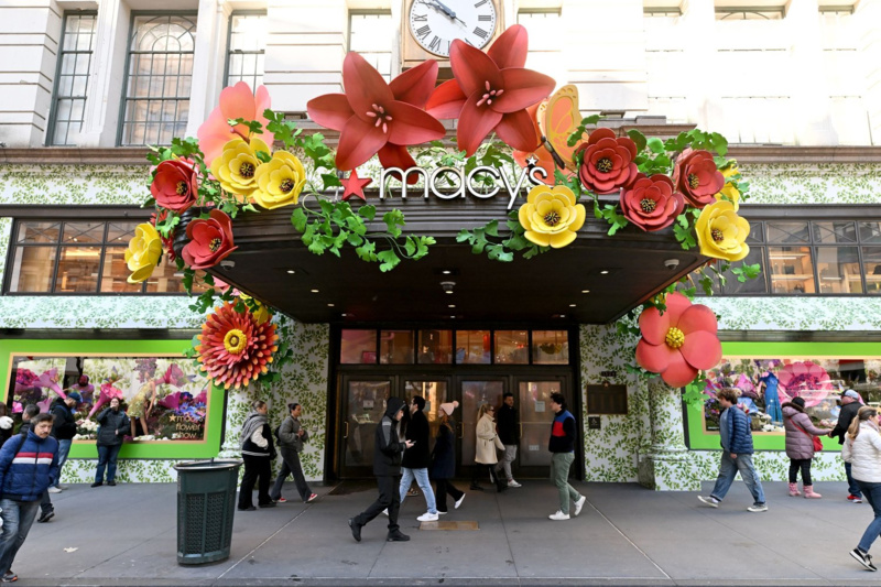 Macy's Flower Show entrance