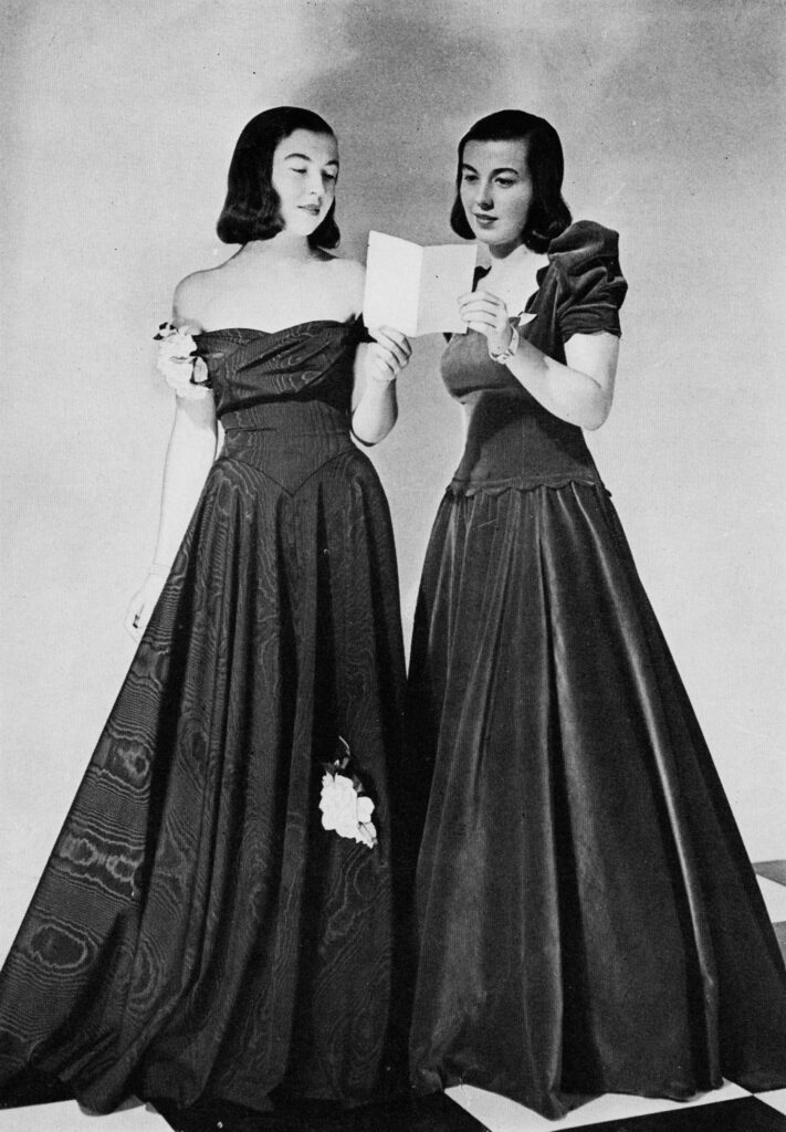 Frances and Fuffy McLaughlin in College Bazaar