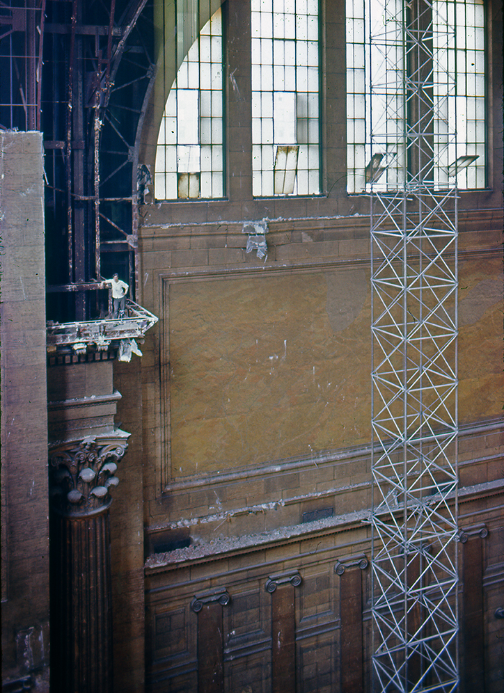 Dismantling of Penn Station. Photograph by Norman McGrath. 