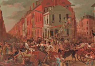 The chaotic scene of Moving Day in the 19th century