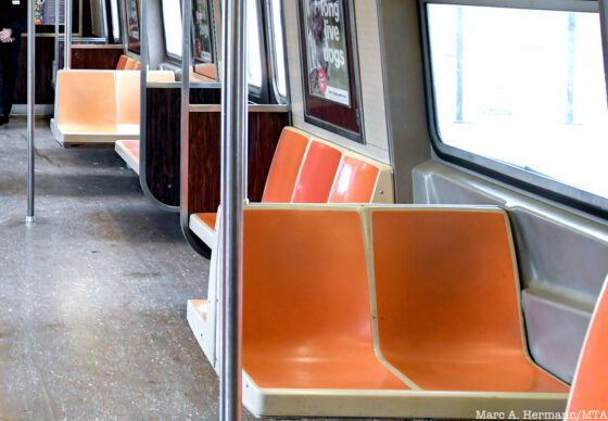 An Ode to NYC’s Orange Subway Seats