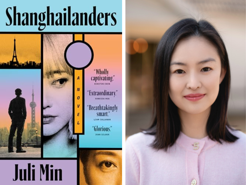 ShanghailandersBook cover and author headshot