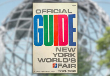 Book cover of the 1964-65 World's Fair guidebook