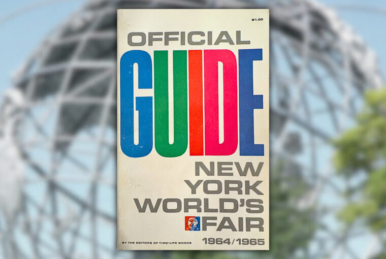 Book cover of the 1964-65 World's Fair guidebook