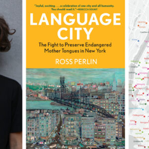 Language City Book cover and author headshot