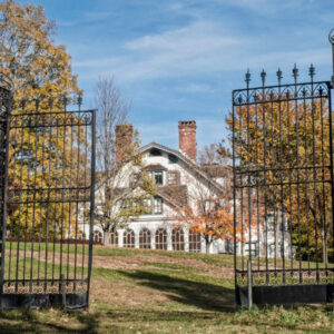 Columbia University gate at Ringwood Manor