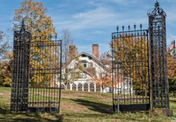 Columbia University gate at Ringwood Manor