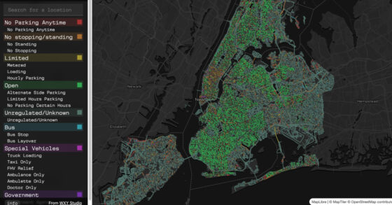 Interactive Map Shows Parking Rules for Every Curb in NYC