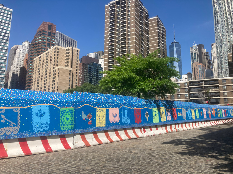 mural at the south Street Seaport